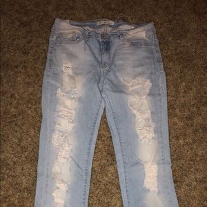 Distressed KanCan skinny jeans